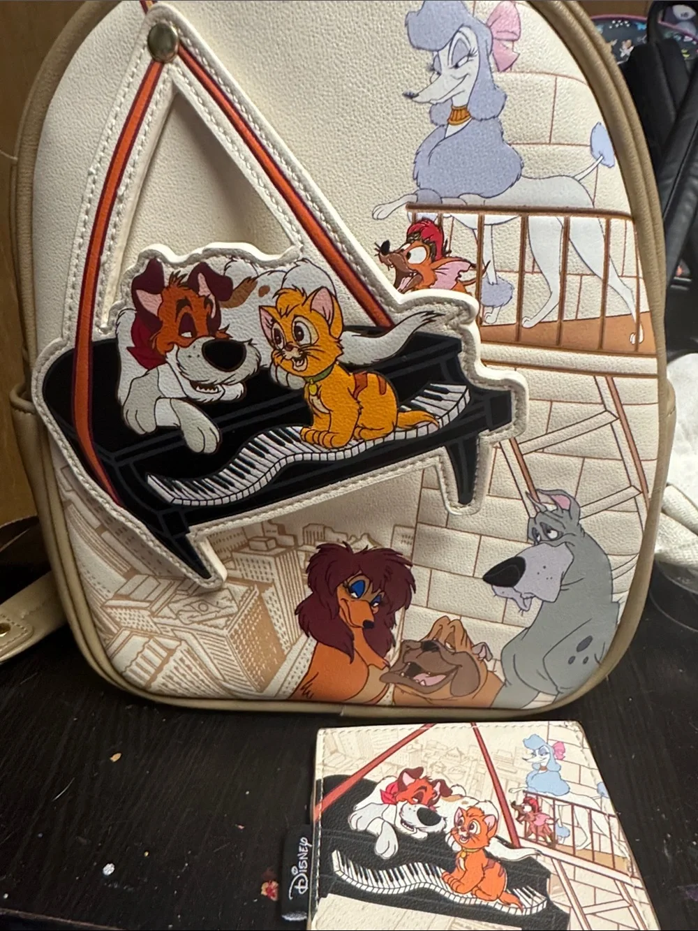Disney Oliver and Company Backpack and Wallet Set - 2pc